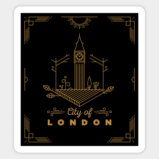 London City Monogram Sticker